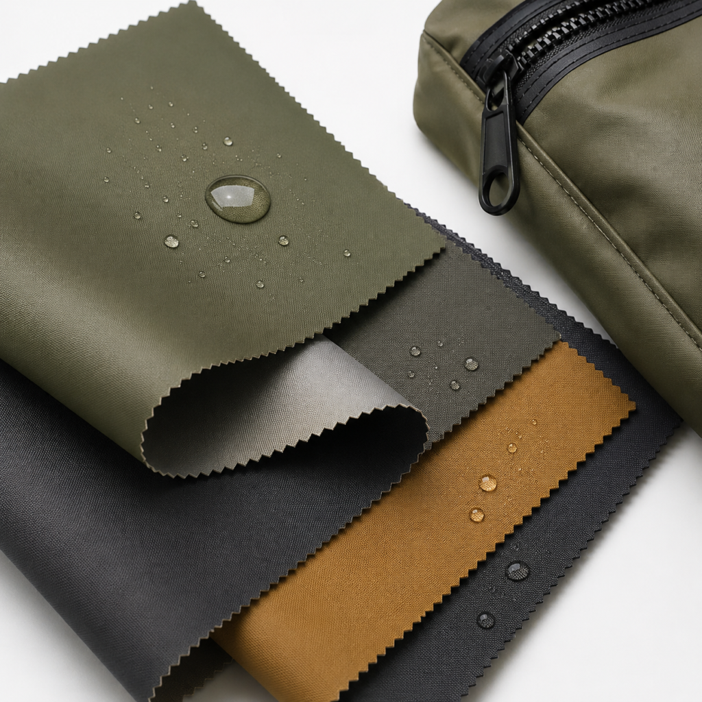 PU and TPU coated fabric for water-resistant custom outdoor bags